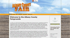 Desktop Screenshot of albanycountyfair.org
